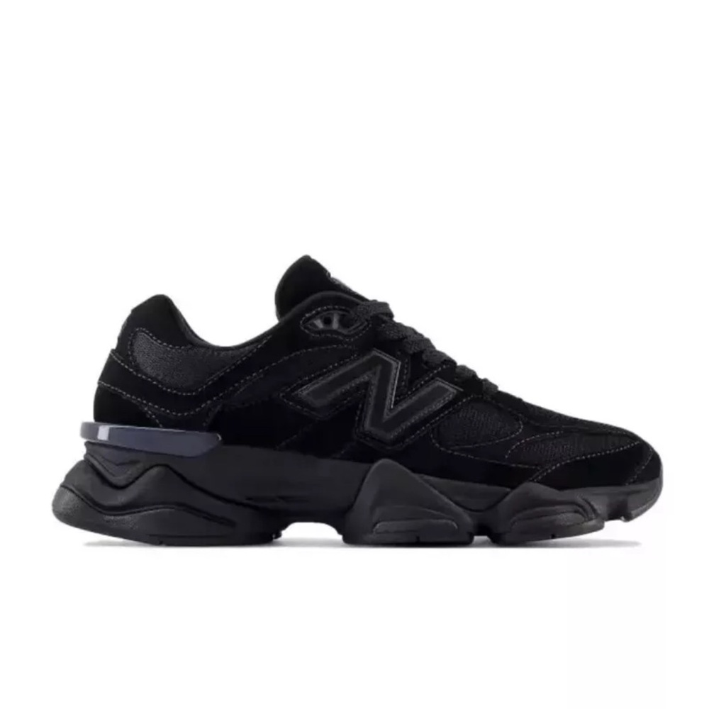 Like new! New Balance 9060 Triple Black Suede Sneakers
